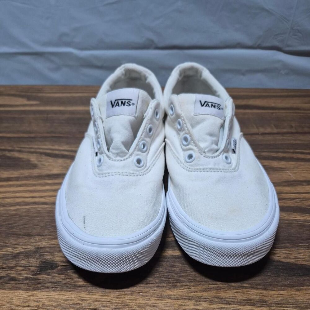 Vans Women's White and Cream Trainers
